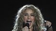 En esta foto de archivo tomada el 4 de julio de 2008, la cantante colombiana Shakira se presenta durante el festival de música Rock in Rio en Arganda del Rey, cerca de Madrid.&nbsp; &nbsp;