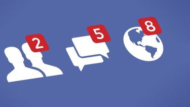 La red social Facebook.&nbsp;