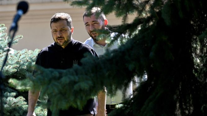 El&nbsp; presidente ucraniano, Volodymyr Zelensky.