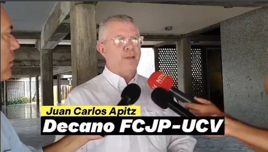 Juan Carlos Apitz, decano de la Universidad Central de Venezuela (UCV).