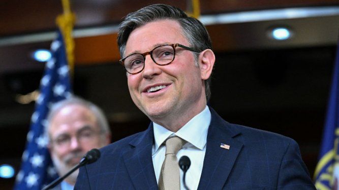 El presidente de la Cámara de Representantes, Mike Johnson.&nbsp;