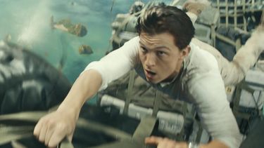 Tom Holland en una escena de Uncharted en una imagen proporcionada por Columbia Pictures-Sony Pictures. 