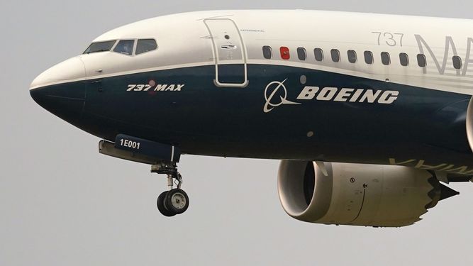 Un avión del fabricante Boeing&nbsp; 737 MAX.