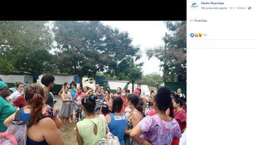 Captura de pantalla de las imágenes difundidas por Radio Nuevitas en Facebook.&nbsp;