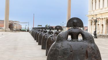 Las Meninas en la plaza San Marcos, Venecia (2024).&nbsp;