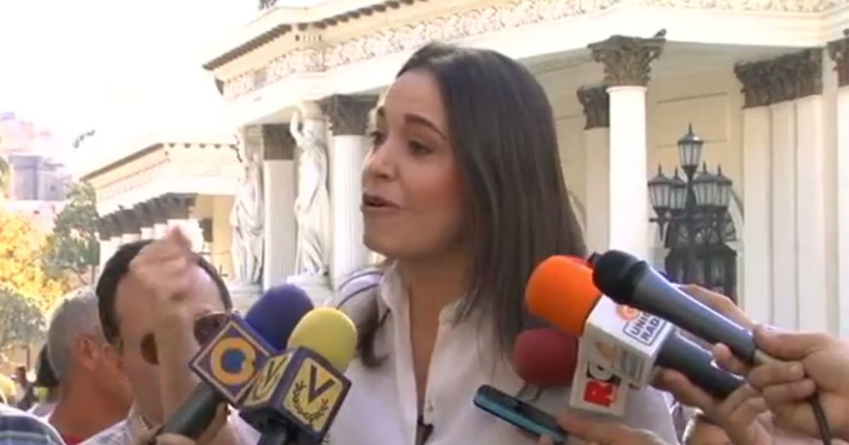María Corina Machado responsabiliza a Maduro de la crisis en Venezuela, “hay hambre”