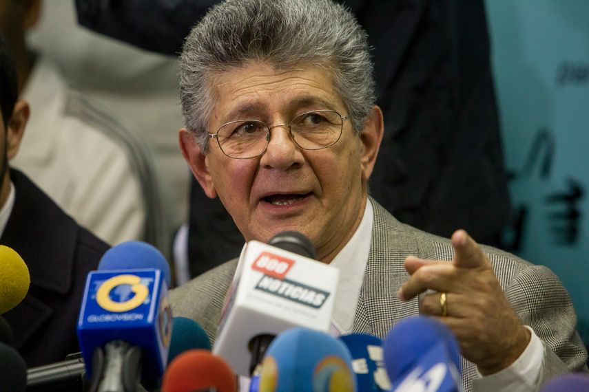 Henry Ramos Allup, presidente de la Asamblea Nacional de&nbsp;