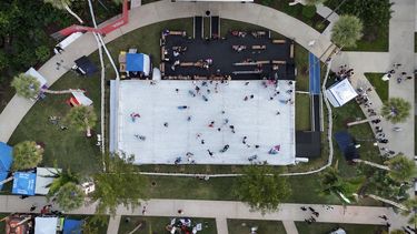 Imagen aérea del Parque Losner. Imagen aérea del Parque Losner.