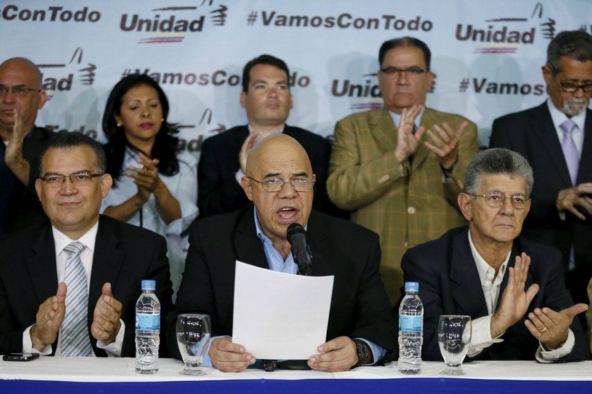 La coalición opositora venezolana Mesa de la Unidad Democrática (MUD).