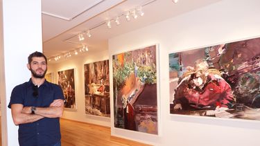 El pintor cubano&nbsp;Dayron González.&nbsp;