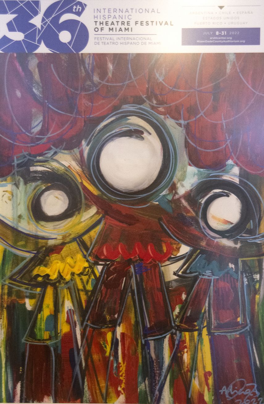Afiche de la trigésimo sexta edición del Festival Internacional de Teatro Hispano de Miami.&nbsp;