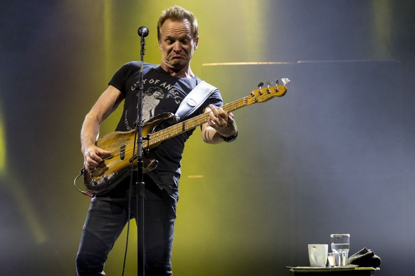 &nbsp;El músico británico Sting.