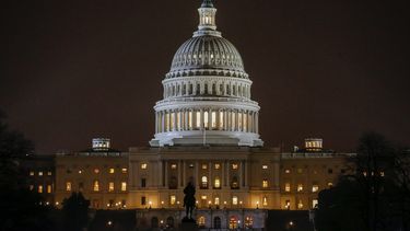 Vista del Capitolio, sede del Congreso de los EEUU, en Washington DC.