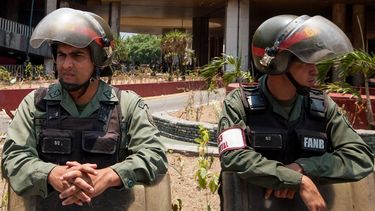 Miembros de la Fuerza Armada Nacional Bolivariana de Venezuela.