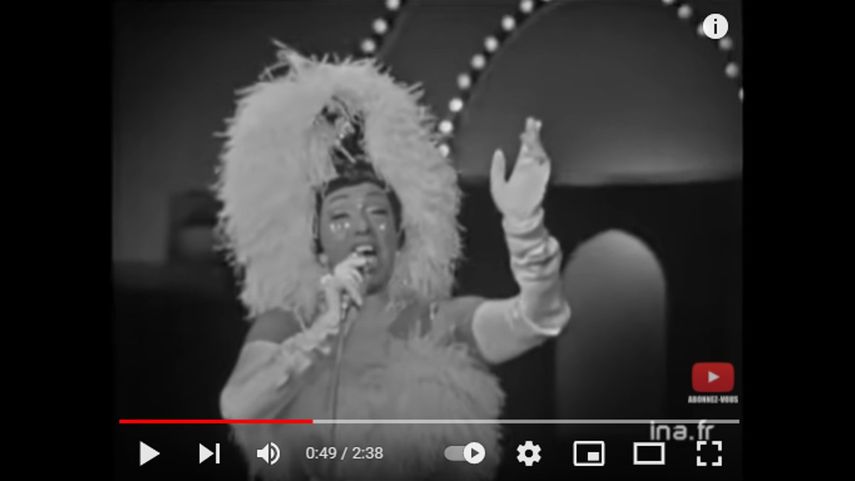 La artista &nbsp;Joséphine Baker.