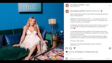 La actriz, presentadora, modelo, guionista y bióloga española Ana Obregón.