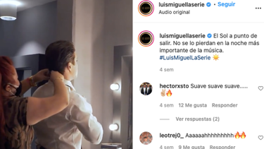Diego Boneta interpretando a Luis Miguel.