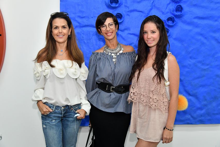 Nora López, Sachari Milián y Darieli Sánchez.