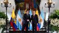 El presidente de Argentina, Javier Milei junto a su homólogo de Ecuador, daniel Noboa. (Europa Press)