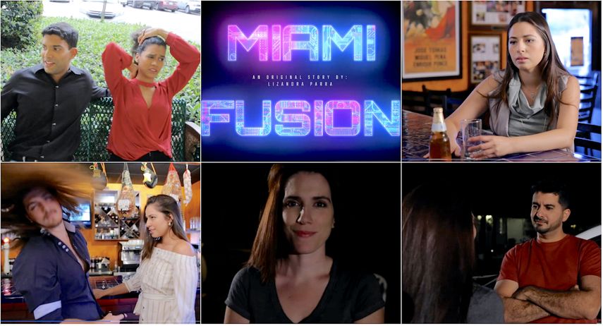 Collage con fotogramas de un episodio de la serie Miami Fusion.&nbsp;
