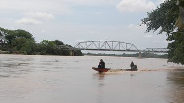 Vista del río Arauca, en la frontera entre Venezuela y Colombia.