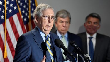El líder de los republicanos en el Senado, Mitch McConnell.