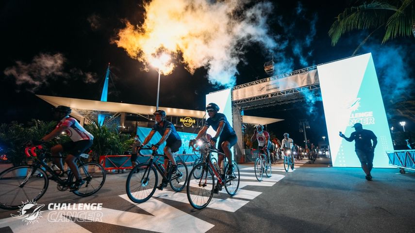 A las 6 de la mañana será la partida del XII Dolphins Challenge Cancer, el 26 de febrero en el Hard Rock Stadium.&nbsp;