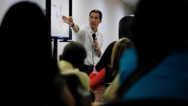 El presidente encargado de Venezuela, Juan Guaidó.