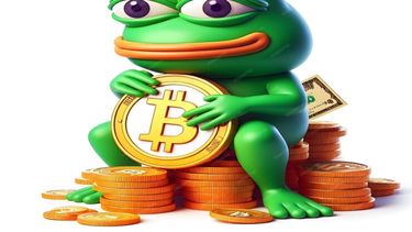 La rana Pepe, símbolo de una moneda virtual