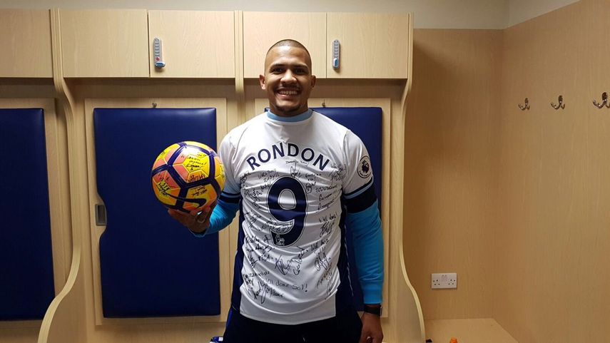 El venezolano compartió su alegría a través de las redes sociales.