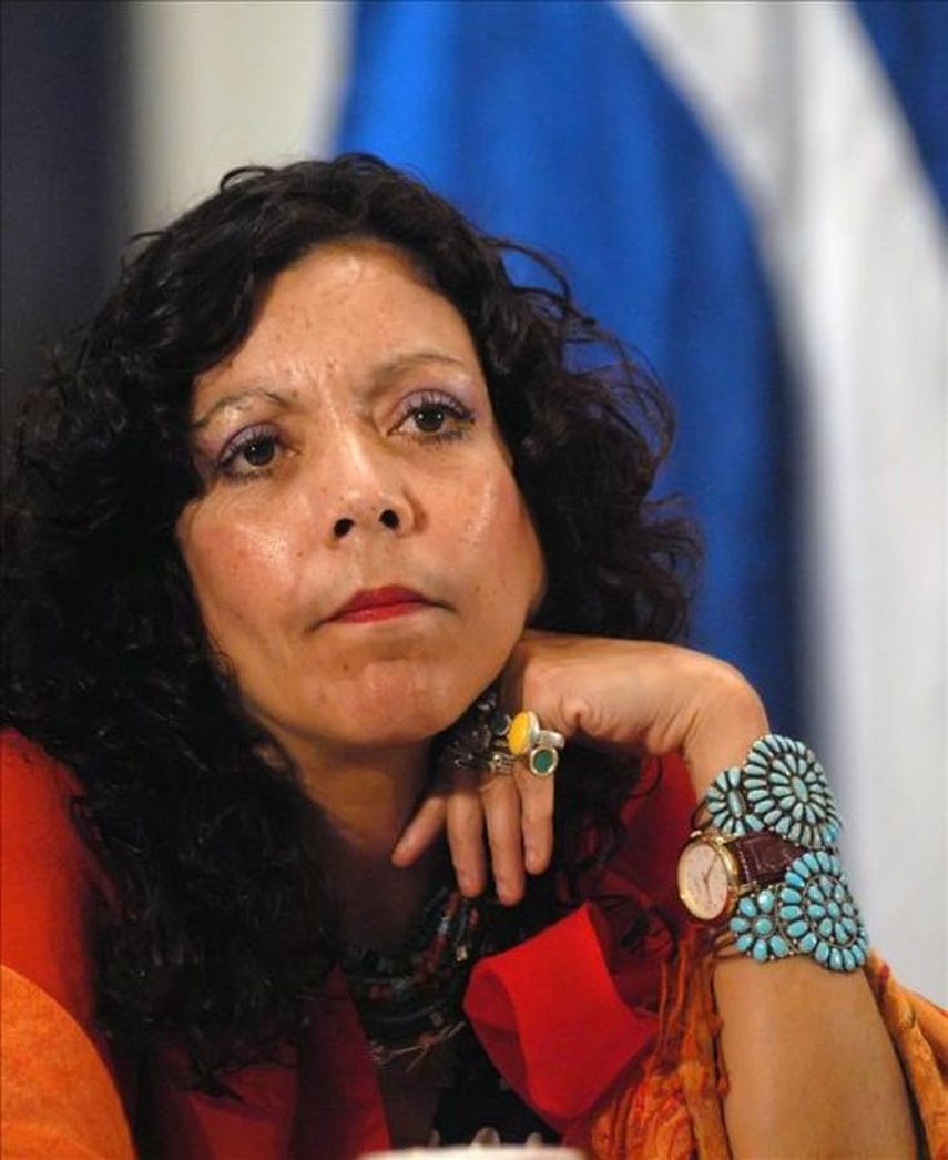 La Primera Dama de Nicaragua funge en estos momentos como portavoz del Gobierno. (CORTESÍA)