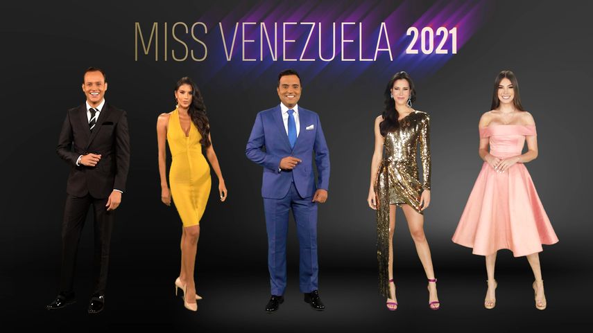 José Andrés Padrón, Isabella Rodríguez, Henrys Silva, Mariem Velazco y Nieves Soteldo serán los animadores del Miss Venezuela 2021.&nbsp;