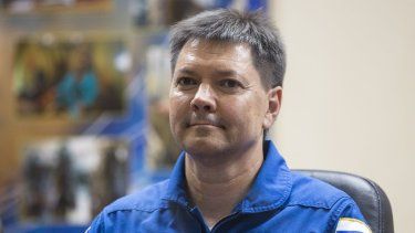 El cosmonauta ruso Oleg Kononenko, tripulante de la siguiente misión de la Estación Espacial Internacional, quien se convirtió el miércoles 5 de junio de 2024 en la primera persona que pasaba 1.000 días en el espacio, según indicó la agencia espacial rusa Roscosmos. Imagen de archivo