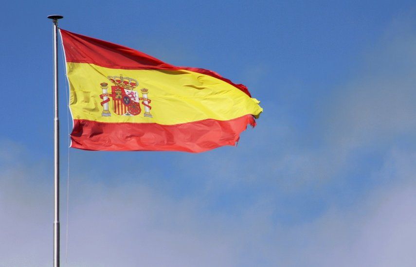 Bandera de España.&nbsp;