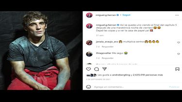 El actor español Miguel Herrán.