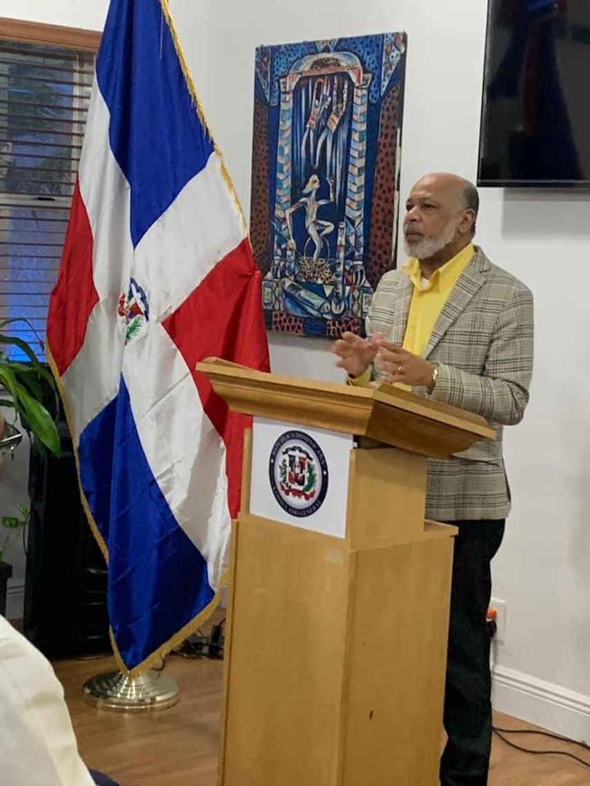 C&oacute;nsul general de Dominicana en Miami, Miguel &Aacute;ngel Rodr&iacute;guez.