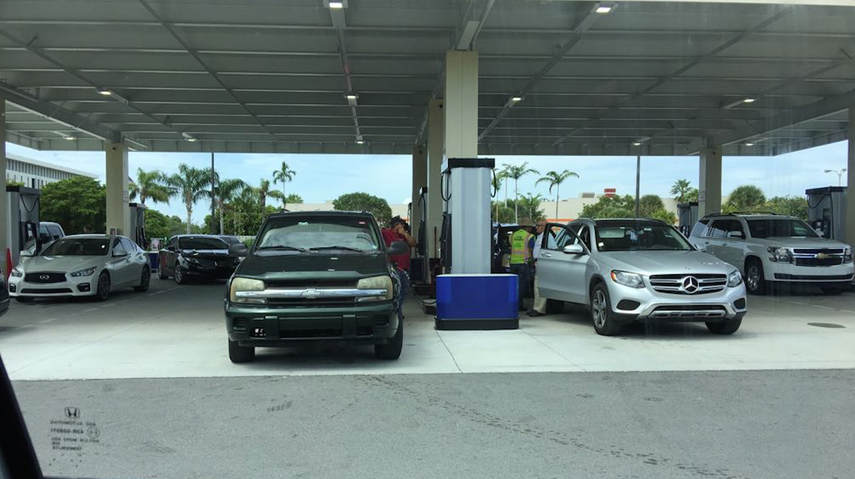 Estaciones de servicio de gasolina en la ciudad de Miami.&nbsp;