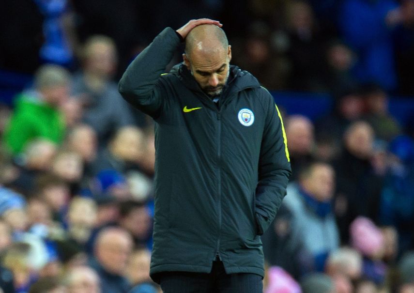 Guardiola admitió que la dura derrota ante los Toffees era para él un enigma.&nbsp;Es la primera vez que recibo tantos goles, señaló.