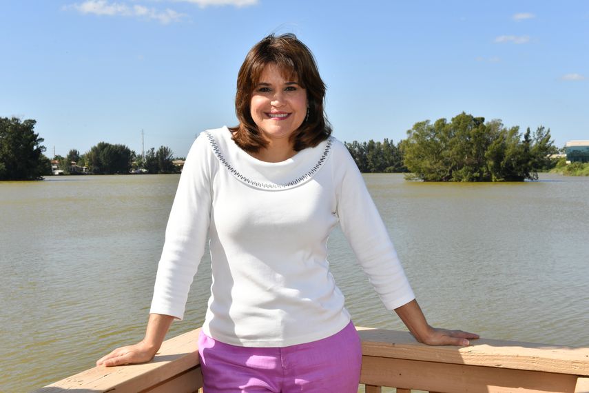 La activista política, Annette Taddeo. (A. MATA)