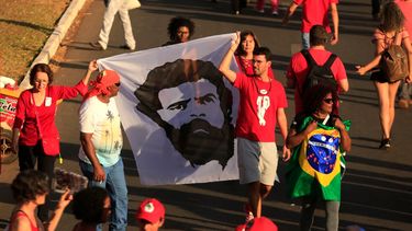 Simpatizantes de Lula da Silva.&nbsp;