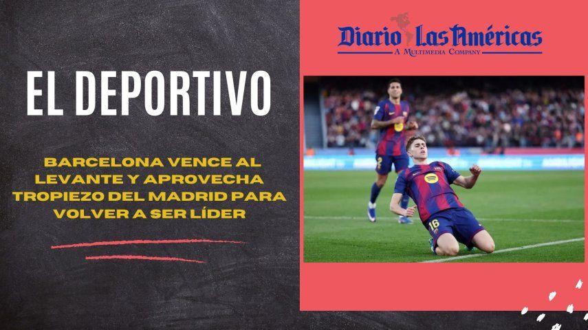 Barcelona recuperó el liderato de LaLiga tras imponerse con autoridad por 3-0 al Levante en el Camp Nou, aprovechando la derrota del Real Madrid ante Osasuna en la jornada previa