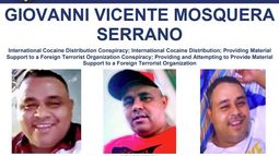 Cartel de búsqueda emitido por el FBI sobre Giovanny San Vicente, cabecilla del Tren de Aragua.        