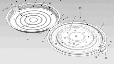 Esta es la capa de pizzas patentada por Apple.