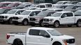 Lote de camionetas del fabricante estadounidense Ford.