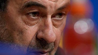 El técnico de Lazio Maurizio Sarri durante una rueda de prensa en Múnich, el 4 de marzo de 2024, previo al partido de la Liga de Campeones contra Bayern Múnich.&nbsp;