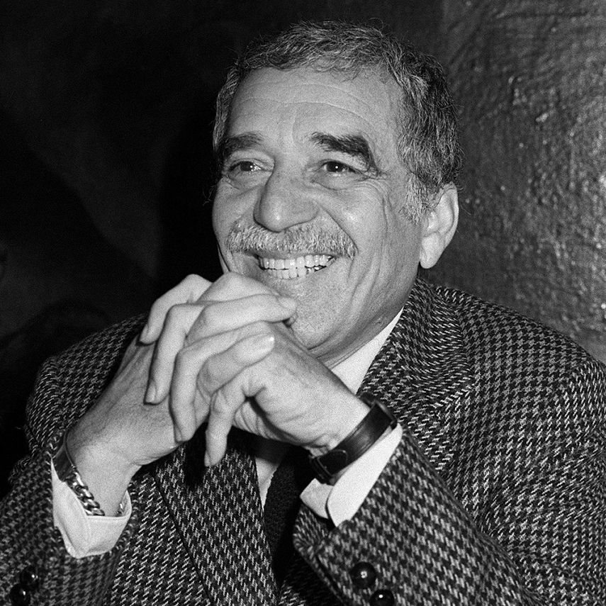 El célebre escritor colombiano Gabriel García Márquez, 1984. (EFE). 