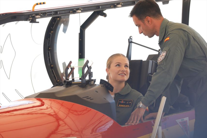 La princesa Leonor se incorpora a la Academia General del Aire y del Espacio (AGA), para continuar su formación militar.