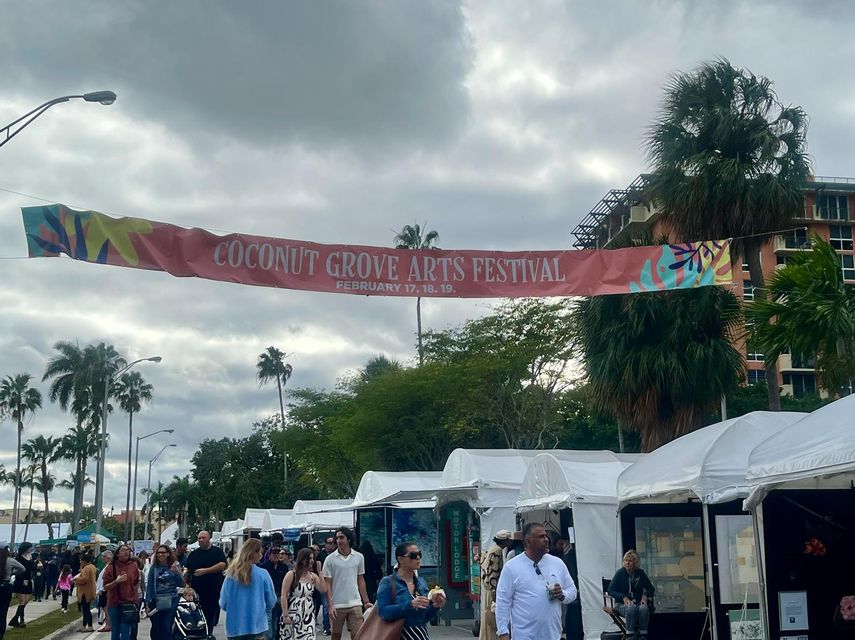 60 edición del Festival de las Artes de Coconut Grove de Miami.