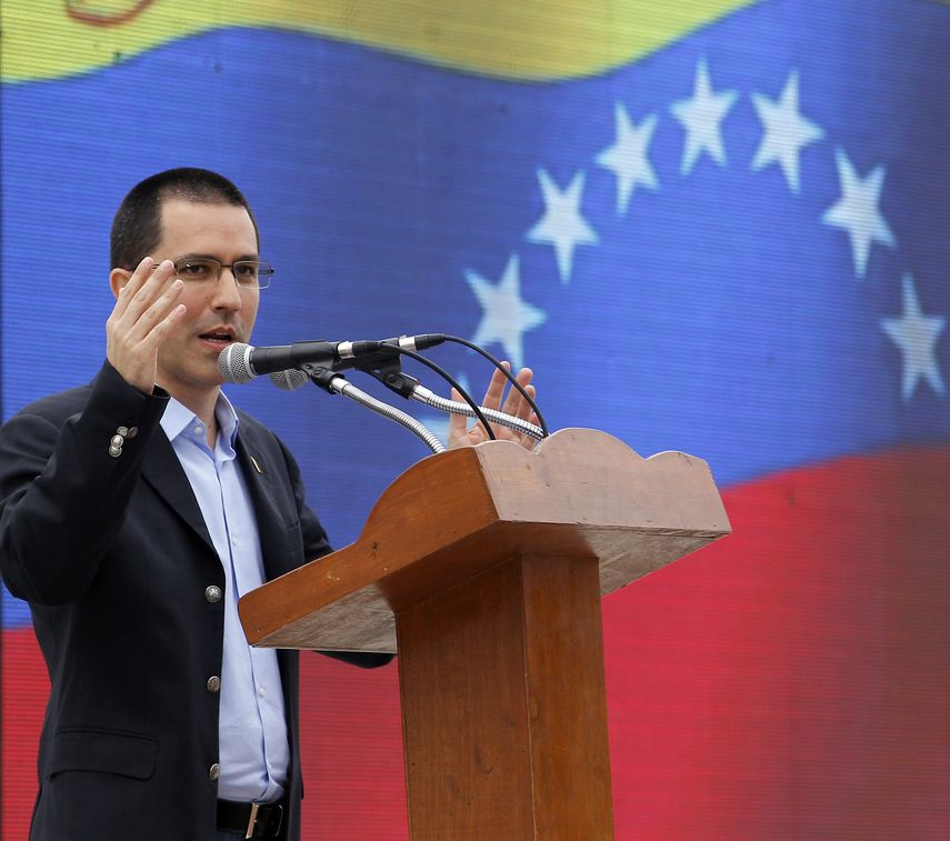 Jorge Arreaza, canciller del régimen de Nicolás Maduro.&nbsp;