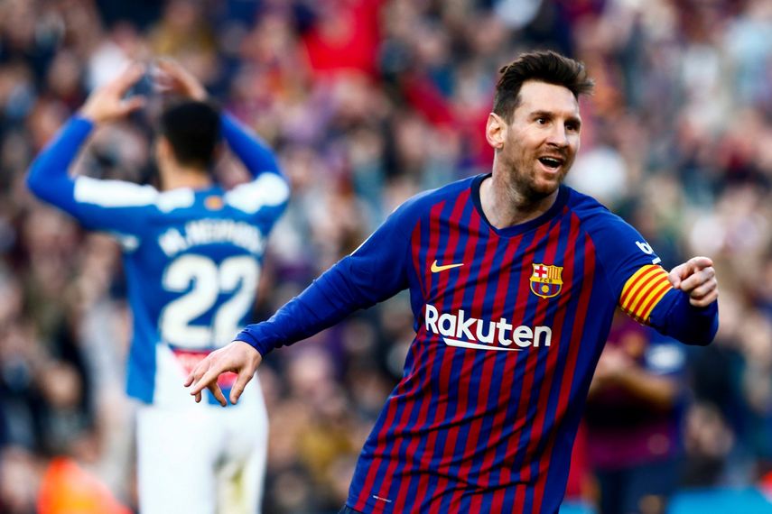 Una vez más el astro argentino marcó el ritmo en el juego del Barcelona